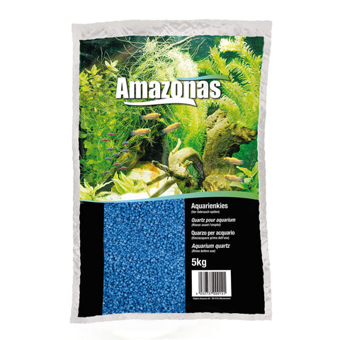 Amazonas Quarzkies Blau 2 - 3 mm