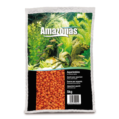 Amazonas Quarzkies Orange 2 - 3 mm