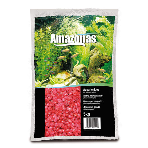 Amazonas Quarzkies Rot 2 - 3 mm