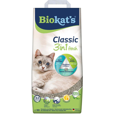 Biokat's Katzenstreu Classic 3in1 Fresh 10 l