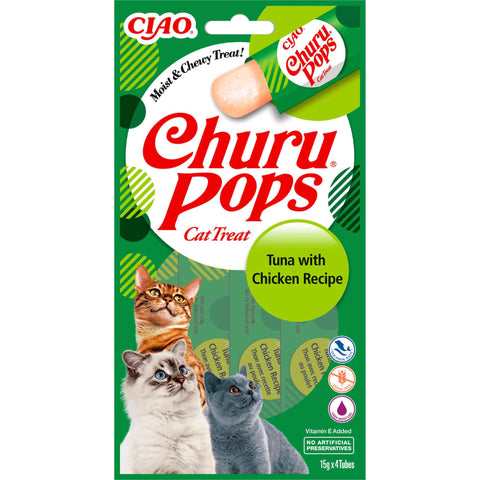 CIAO Churu Katzensnack Pops Thunfisch & Huhn 4 x 15 g