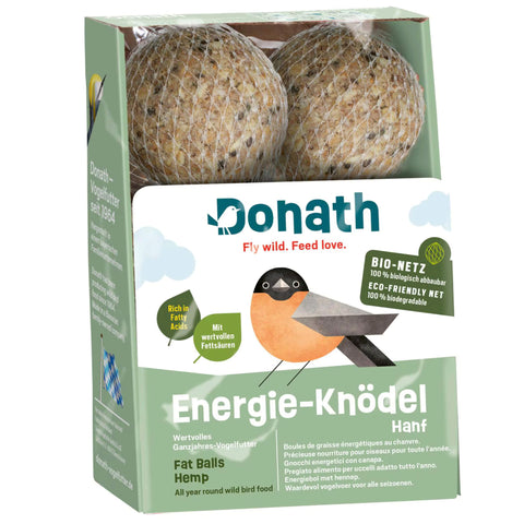 Donath Wintervogelfutter Energie Knödel Hanf, 6 x 100 g