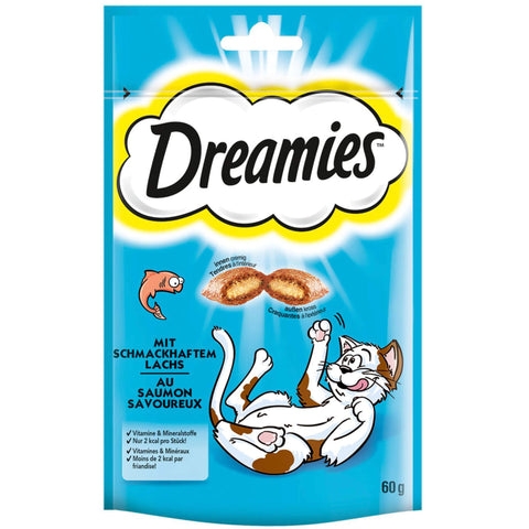 Dreamies Snacks mit Lachs