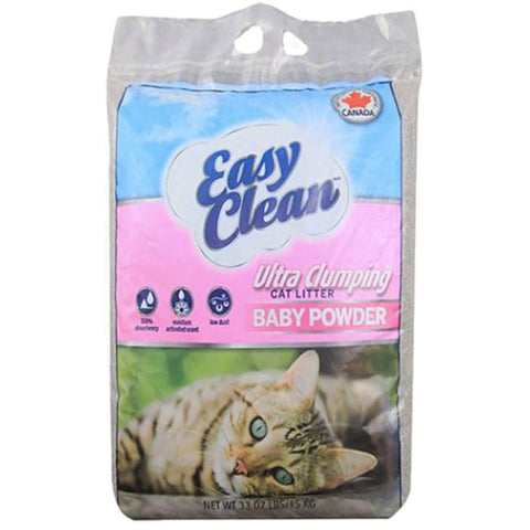 Easy Clean Katzenstreu Scoop mit Babypuder 15 kg