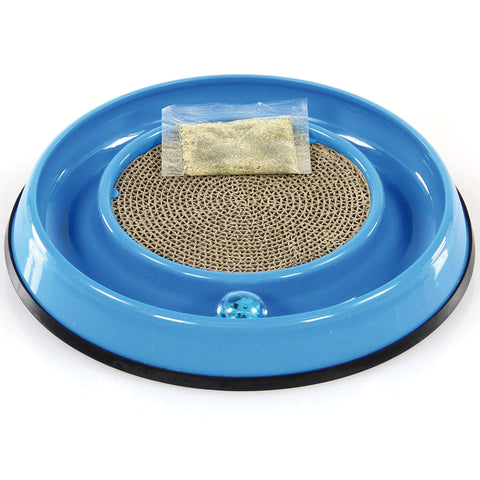 Katzen Spielteller Licht-Rocker 3 in1 Blau