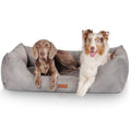 Knuffelwuff Hundebett Dreamline Velour Grau