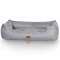 Knuffelwuff Hundebett Dreamline Velour Grau