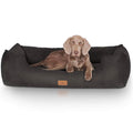 Knuffelwuff Hundebett Dreamline Velour Schwarz