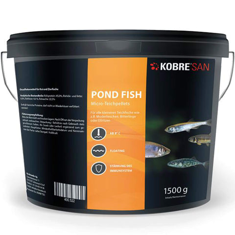 Kobre®San Fischfutter Pond Fish Micro Teichpellets 1.5 mm