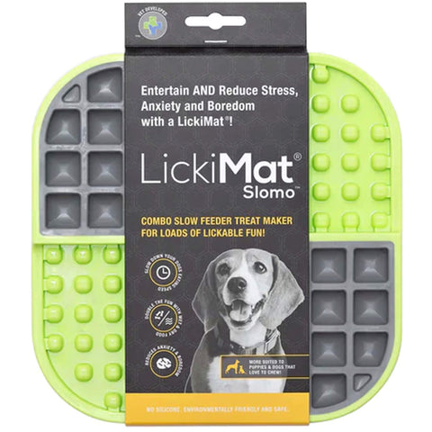 LickiMat Futtermatte Dog Slomo 20 x 20 cm Grün