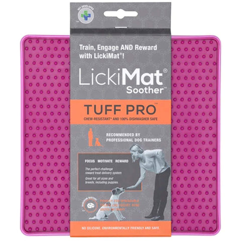 LickiMat Futtermatte Dog Soother PRO Tuff 20 x 20 cm Pink