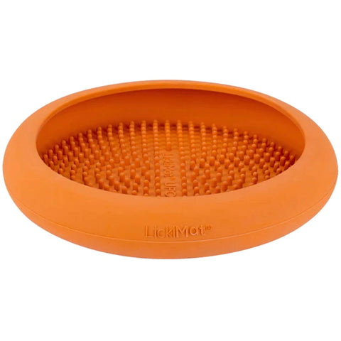 LickiMat Schlecknapf Dog UFO 18 cm Orange