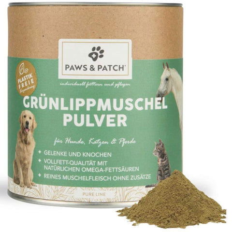 Paws & Patch Nahrungsergänzung Grünlippmuschel Pulver 250 g