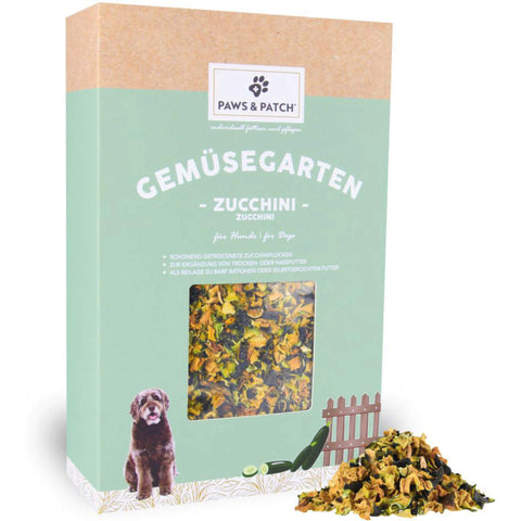 Paws & Patch Hunde Nahrungsergänzung Zucchiniflocken 700 g