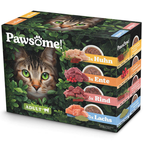 Pawsome Katzenfutter Mixpack Adult