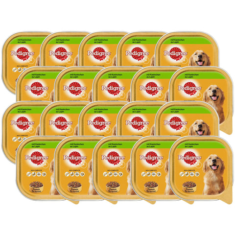 Pedigree Nassfutter Adult mit Kaninchen 20 x 300 g