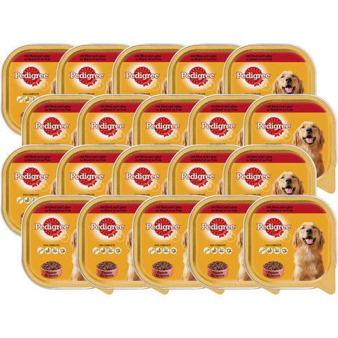 Pedigree Nassfutter Adult mit Rind 20 x 300 g