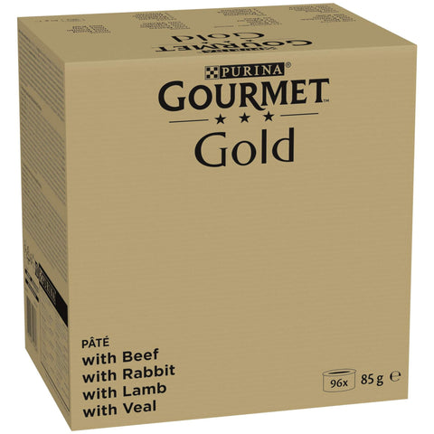 Purina Katzen Nassfutter Gourmet Gold Feine Pastete Fleisch 96 x 85 g