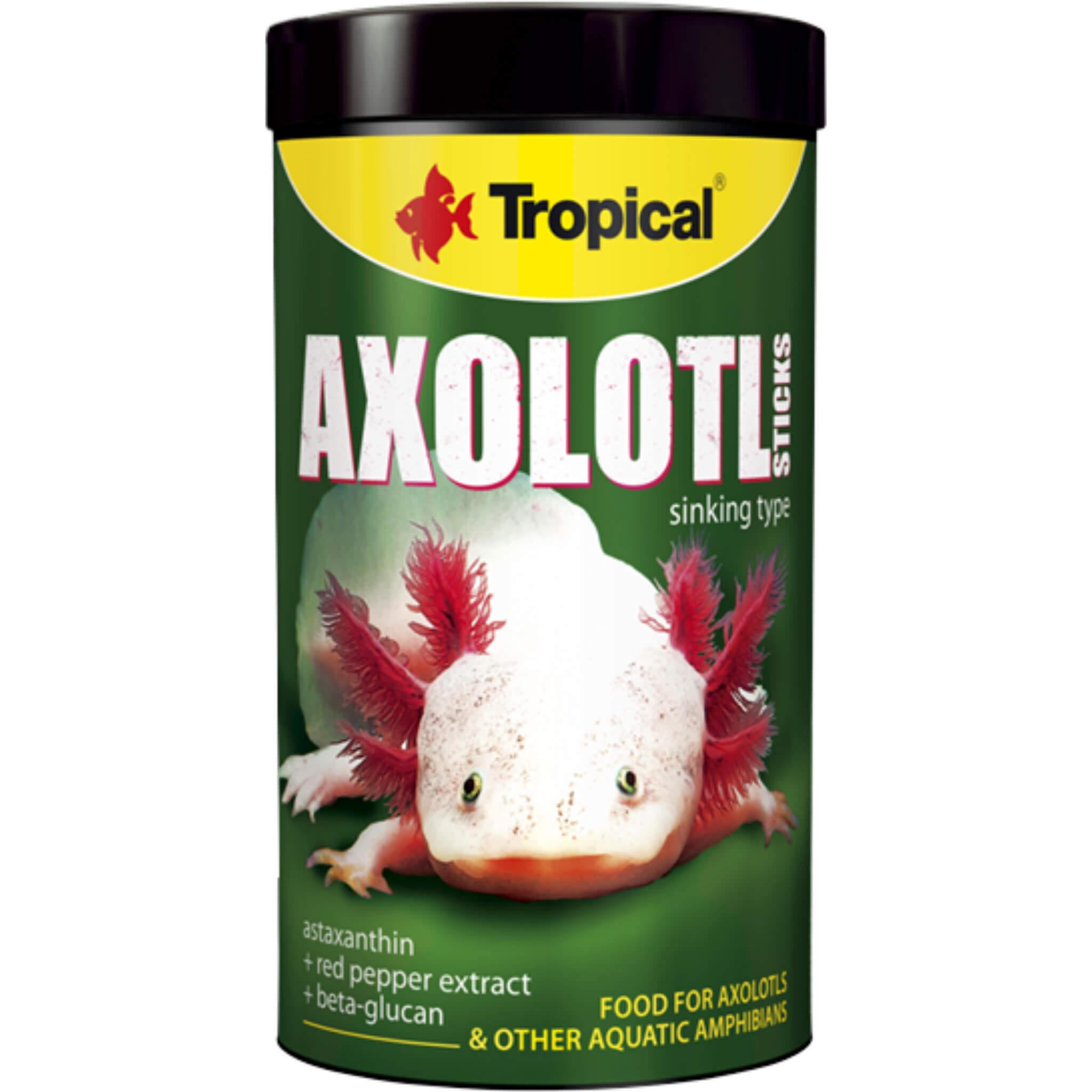 TROPICAL Axolotl Stick 250 ml- Nourriture pour Axolotl à petit prix chez  Aquario&Co